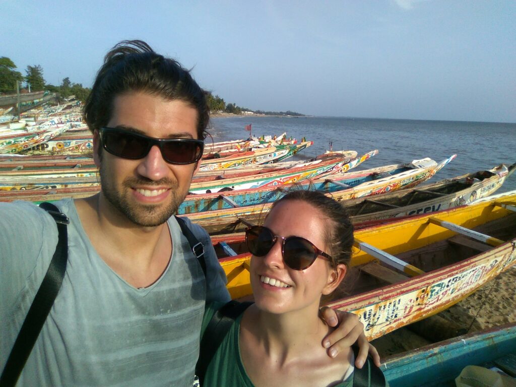 Barcas de pescadores en Mbour