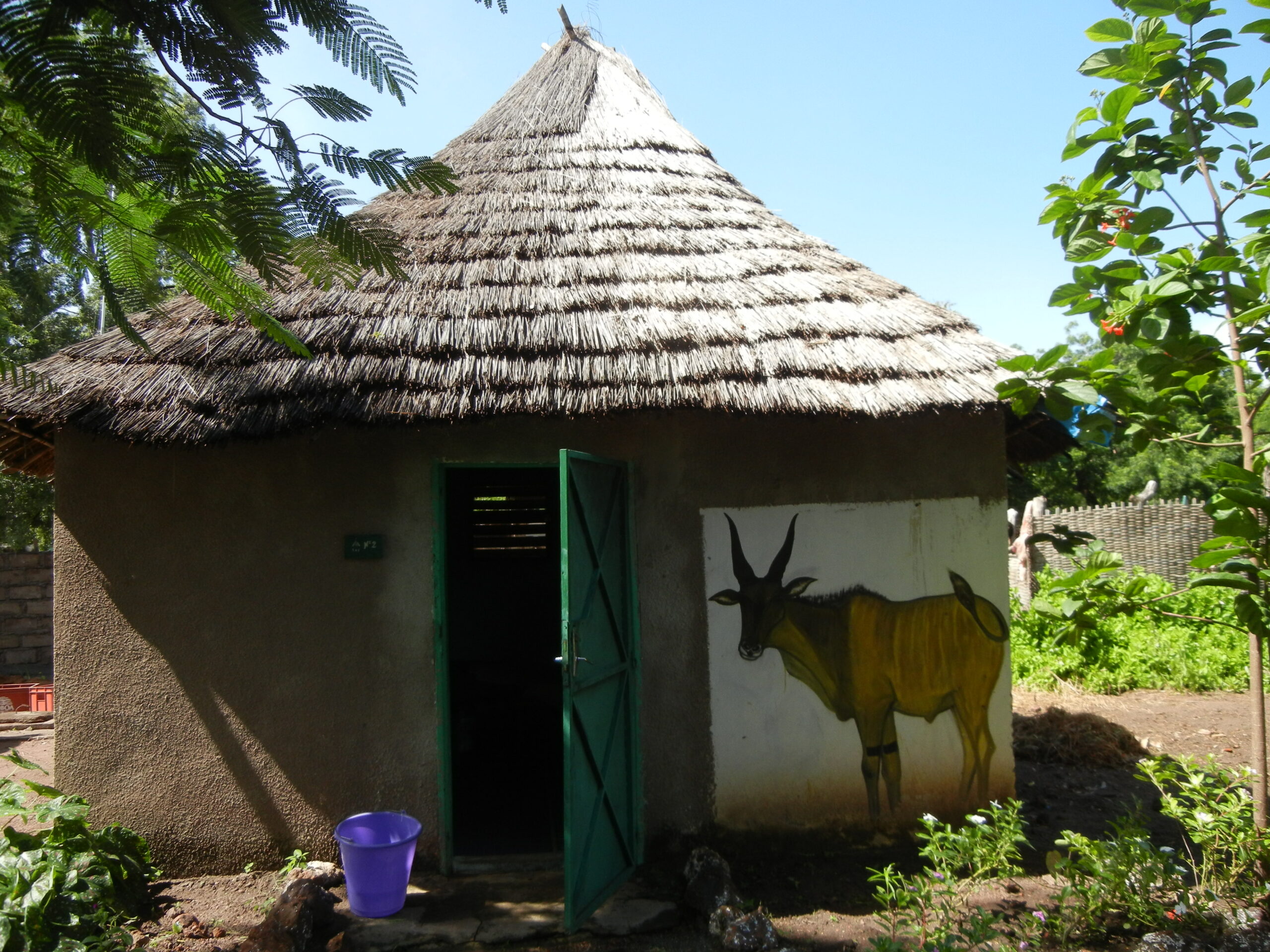 Nuestra cabaña en el campamento Dar Salam